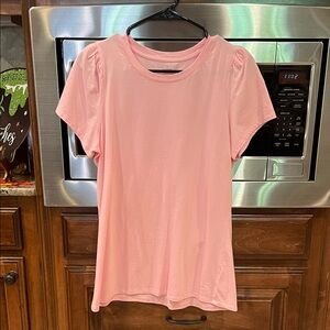 Crown & Ivy Soft Pink Short Sleeve Tee